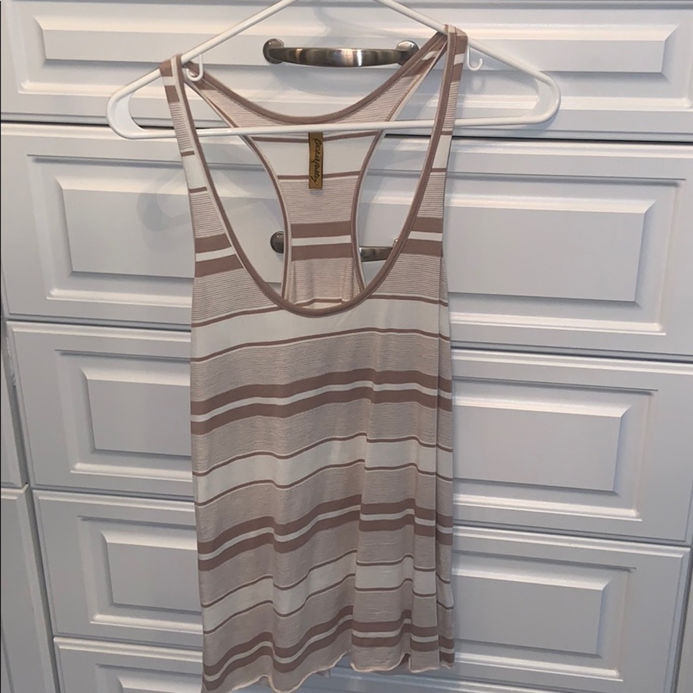 Fun brown & cream Rachel Pally Sz M racerback tank